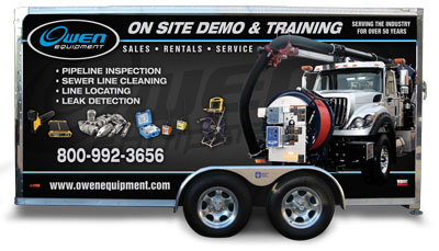 Demo trailer silo