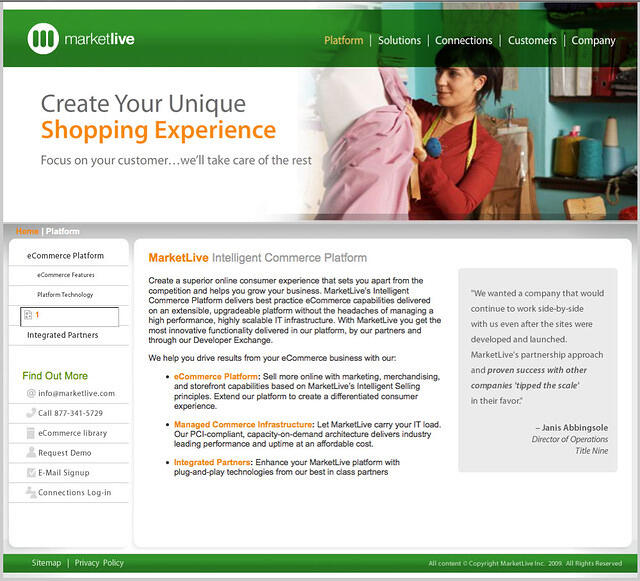 marketlive gateway template