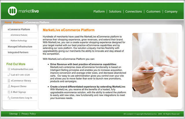 marketlive product template